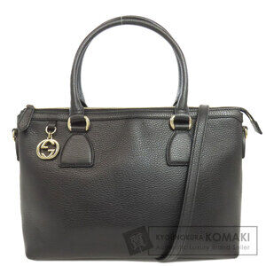 Gucci Interlocking GG Leather Tote Bag